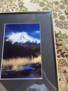 富士山 風景写真 フレーム付き