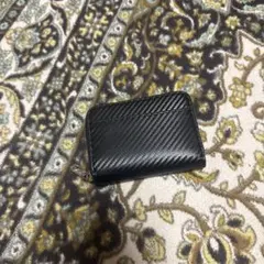 ブラック コインケース カーボン調
