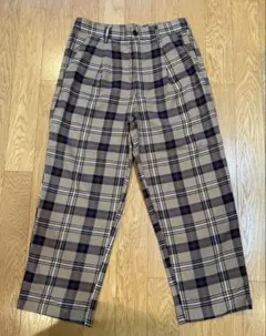 WEGO チェック柄パンツ　スラックス