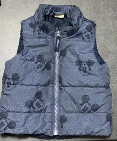 H&M ミッキーマウス柄 ダウンベスト 80　9～12ヶ月　アウターマン