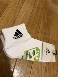 adidas 靴下 23〜25㎝　3足組
