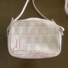 LANVIN ピンク ショルダーバッグ ロゴデザイン　値下げのサムネイル