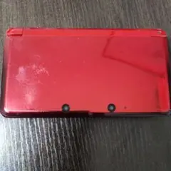 ニンテンドー3DS　フレアレッド　ACアダプター、ポーチ付き