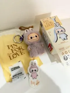 ラブブ【M】 THE MONSTERS Pin For Love イニシャル