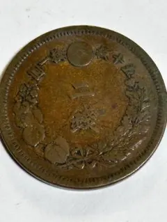 ☆大日本 明治八年 二銭銅貨 旧貨幣　1