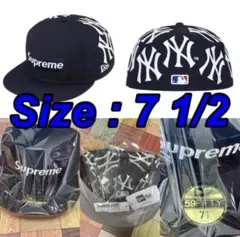 【新品】Supreme × New Era Yankees Navy 7 1/2