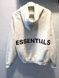 【美品】ESSENTIALS (エッセンシャルズ)　パーカー　オフホワイト