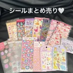 シールまとめ売り　キャンディグリッター　おしりシール　マジカル　タイルシール