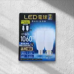 【開封済•未使用】EFD15形からの取替に LED電球 E17口金 2個セット