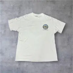 90s ウェスティ USA製 ビンテージTシャツ 犬L 白 アートT ○8208 