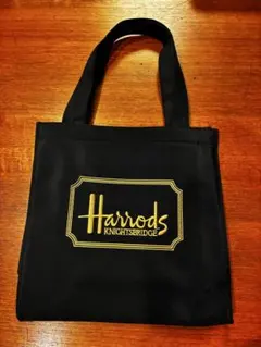 Harrods KNIGHTSBRIDGE トートバッグ ブラックのサムネイル