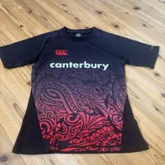 canterbury ウォームアップウェア 上下セット 黒/赤 120 - メルカリ