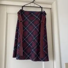 BURBERRY BLUE LABEL チェック柄フレアスカート サイズ36