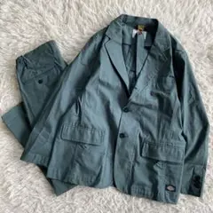 Dickies セットアップ　カーキ