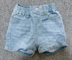 branshes デニム ハーフパンツ 100cm リボン
