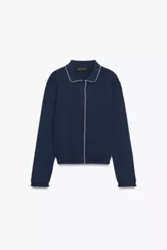 ZARA ピーターパンカラーニットジャケット Sサイズ
