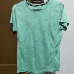Nike DRI-FIT ランニングTシャツ Mサイズ ミントグリーン