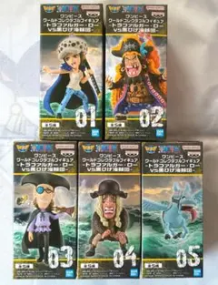 ワーコレ ワンピース トラファルガー・ローVS黒ひげ海賊団 全5種セット