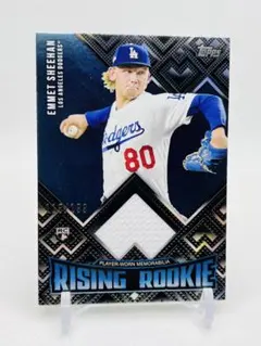 2024 Topps 199シリRC実使用ジャージBLACK エメット・シーハン