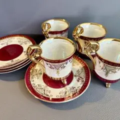 FinePorcelainの豪華なティーカップ ソーサー ティーセット - メルカリ