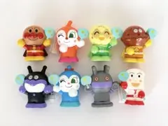 アンパンマン　ソフビ　すくい人形　８種アソート（うちわ）②