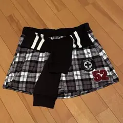 女の子♡ チェック柄 キュロット M スポーティ★☆