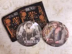 ワンピース 缶バッジ スモーカー&コーザ - ̗̀⚠︎ ̖́- 凹みあり