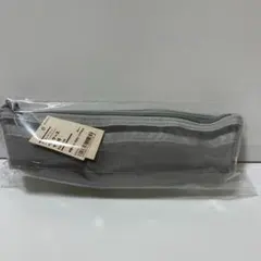 無印良品 ペンケース ナイロンメッシュ マチ付き グレー