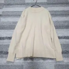 chocol raffine robe ニット セーター 長袖 アイボリーF秋冬