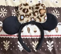 東京ディズニーリゾート ヒョウ柄カチューシャ ミニーちゃん ミニーマウス
