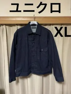 ユニクロ　デニムジャケット　ファーストタイプ　濃紺　XL