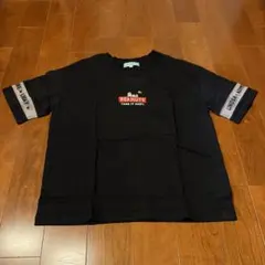 Lindsay PEANUTS コラボ Tシャツ ブラック Lサイズのサムネイル