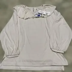 130cm グローバルワーク　ヘビロッTEE ラッフルフリル　長袖　ロンT 新品