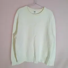 UNIQLO ウォッシャブルミラノリブクルーネックセーター L 男女兼用