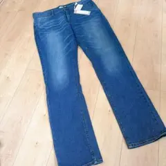 新品タグ付き インプローブス　デニムパンツ ブルー XL ストレートデニムのサムネイル