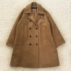 23AW ジャーナルスタンダード 尾州メルトンロング Pコート ベージュ