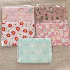 子供用マスク　年中〜低学年　ハンドメイド　5枚セット