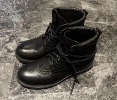 Strada Principale ブラック レザーブーツ 40
