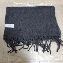 ポールスミス　マフラー　チャコールグレー