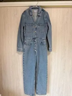 週末限定価格ZARA デニムオールインワン ジャンプスーツ26サイズ（Sサイズ）
