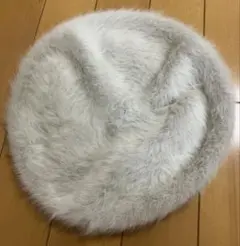 グレーラビットファーベレー帽