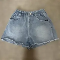 デニムショートパンツ　160
