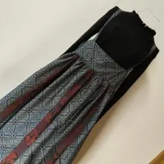 ♥️大島紬着物リメイク♥ジャンパースカート♥ハンドメイド