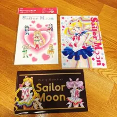 【新品未使用】セーラームーン 明治 クリアファイル マルチケース ノート