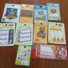 サンリオ ミスターベアーズドリーム ワッペン·ラベル等10袋
