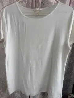 H&M ホワイト白 Tシャツ