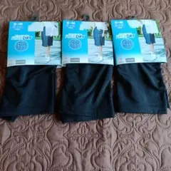 しまむらFIBER DRY ブラックレギンス S~M3枚セット