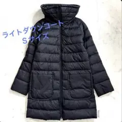 モカシン ジュンコシマダ ボトルネック ライトダウンコートブラックＳ♡のサムネイル
