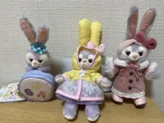 ダッフィーフレンズ ステラルー ぬいぐるみバッジ