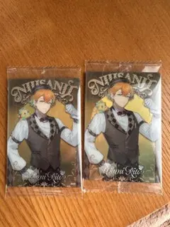 にじさんじ ウエハース2 宇佐美リト 2枚セット メタリックプラカード